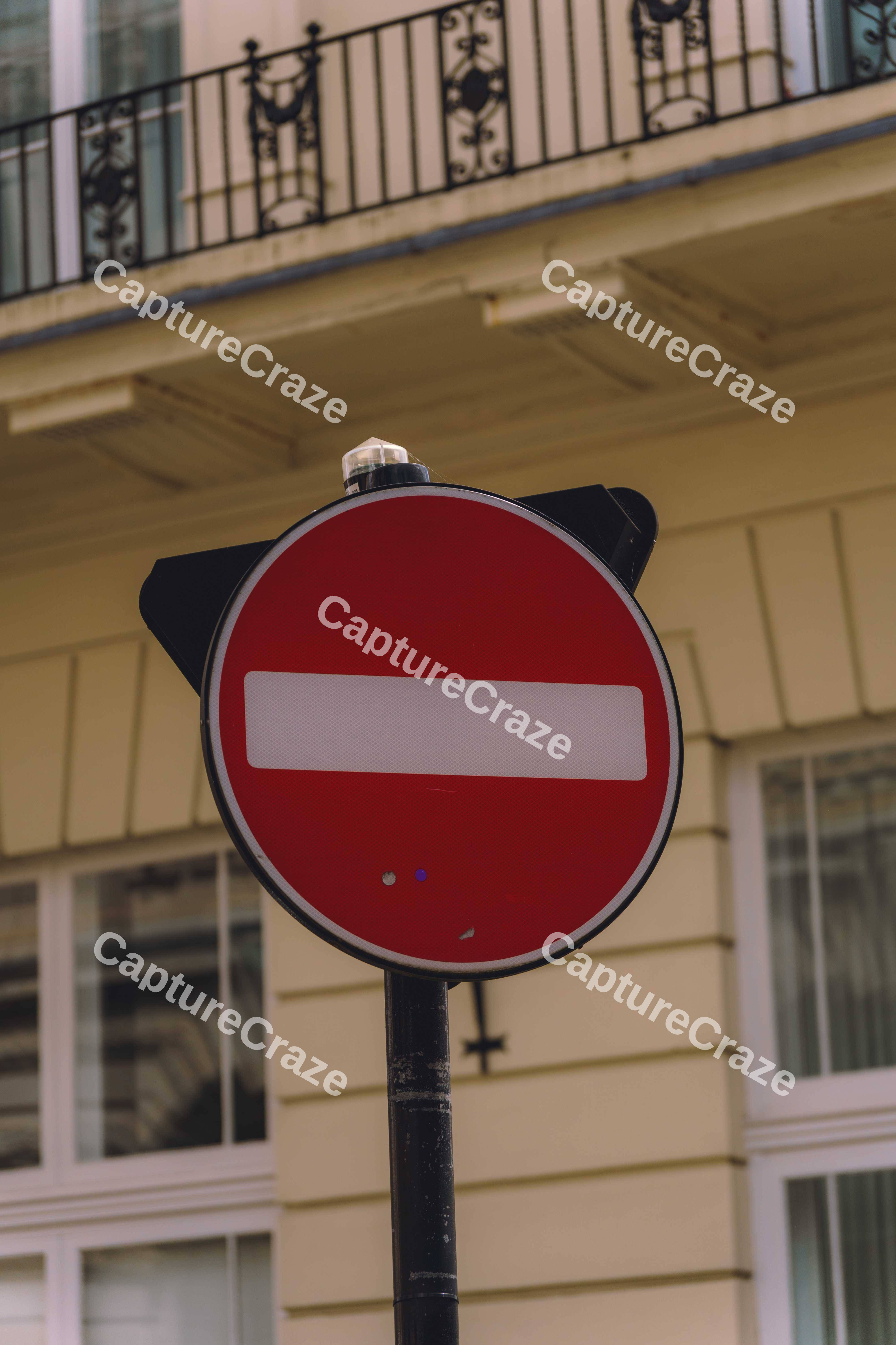 No Entry Close Up